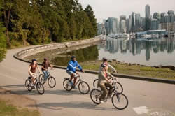 Biking on the Seawall